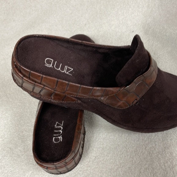 G.Wiz Suede-look Slip On Mules In Brown Women's US 8M, Excellent Condition! - Picture 4 of 9